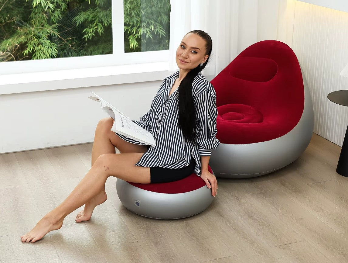 🛋️ Fauteuil Gonflable Confort Premium 🛋️ كرسي قابل للنفخ براحة فائقة