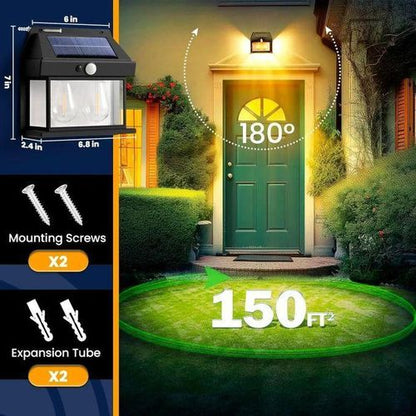 Double Lampe Solaire LED Intelligente مصباح شمسي ذكي LED