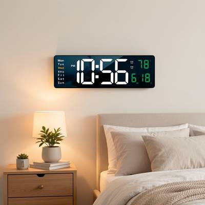🕒 Horloge LED Intelligente 🕒 ساعة LED رقمية ذكية
