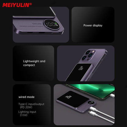 🔋 Power Bank Magnétique 🔋 باور بانك مغناطيسي لاسلكي