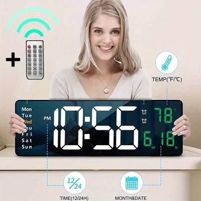 🕒 Horloge LED Intelligente 🕒 ساعة LED رقمية ذكية