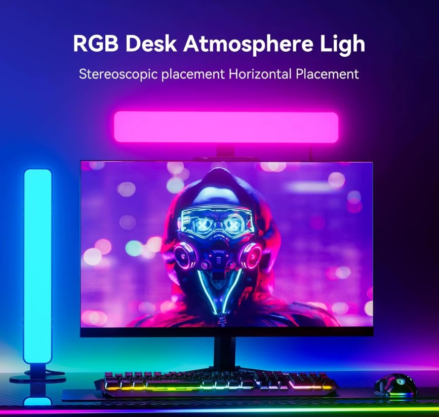 🎮 Ambiance RGB Immersive 🎵 مصباح موسيقي RGB🌟