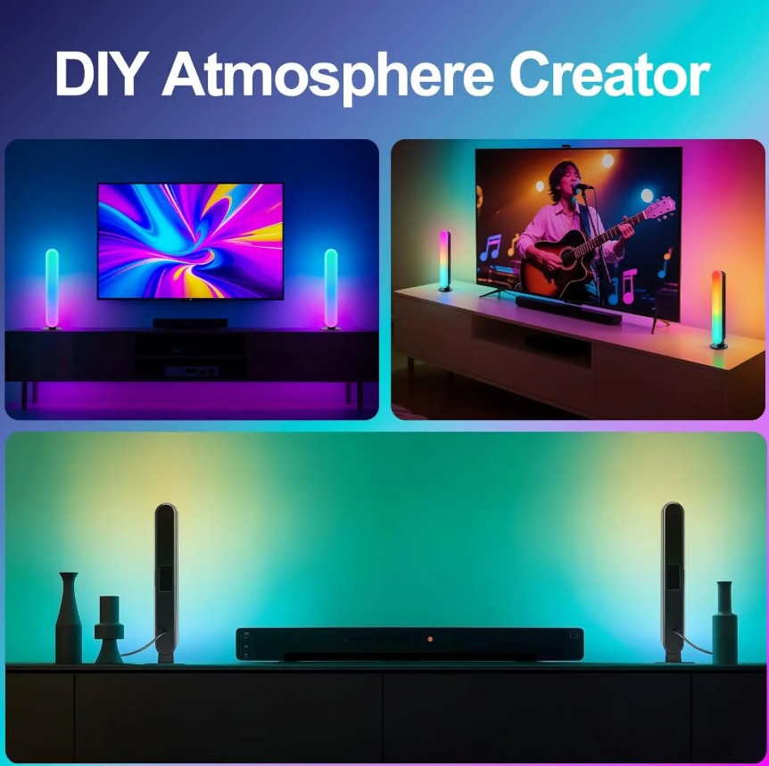 🎮 Ambiance RGB Immersive 🎵 مصباح موسيقي RGB🌟