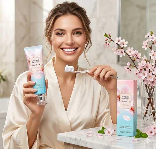 🌸 Dentifrice Blancheur Premium 🌸 معجون تبييض الأسنان الفاخر