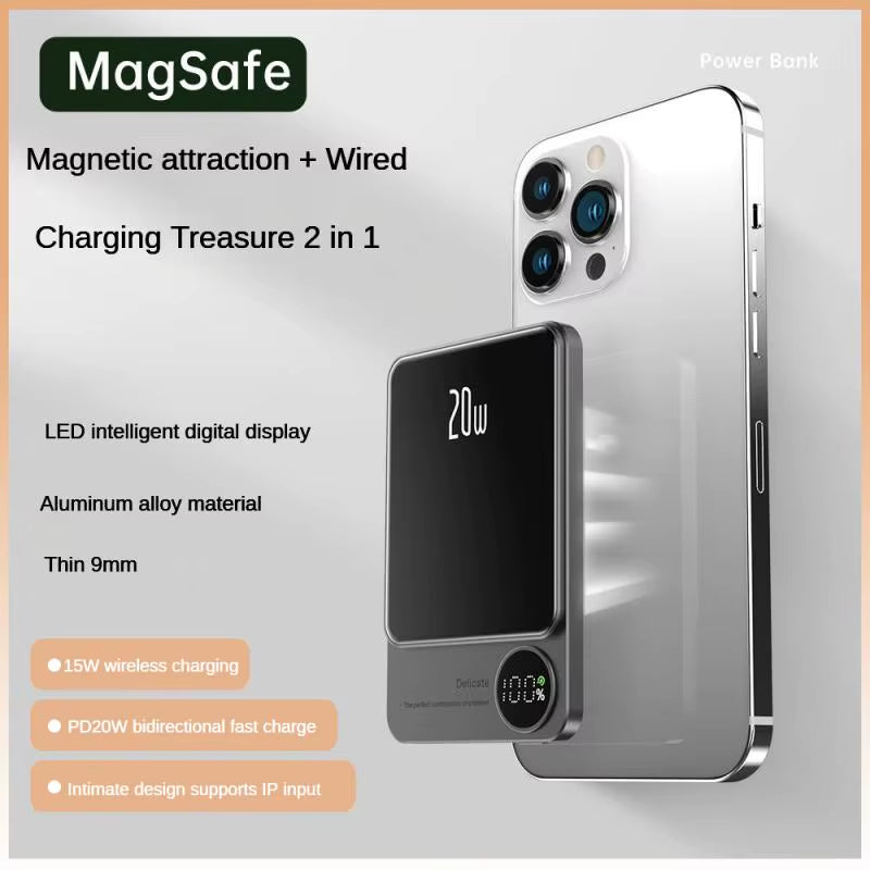 🔋 Power Bank Magnétique 🔋 باور بانك مغناطيسي لاسلكي