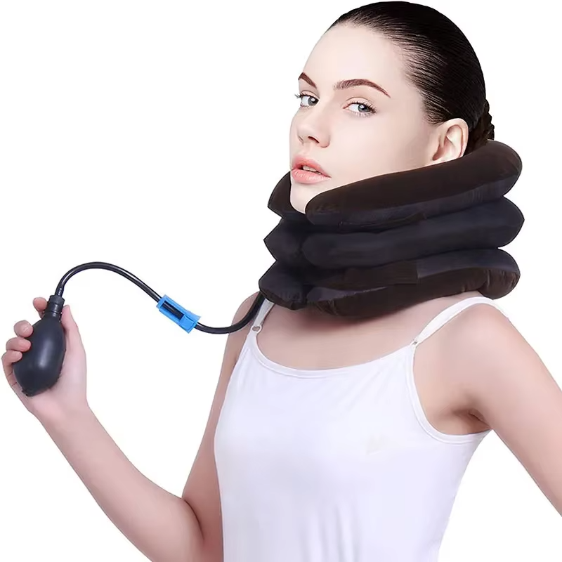 🛏️💆 Coussin Cervical Gonflable وسادة رقبة هوائية