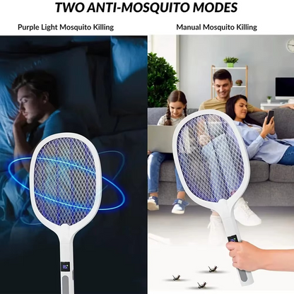 🦟⚡ Raquette Anti-Moustiques مضرب بعوض كهربائي