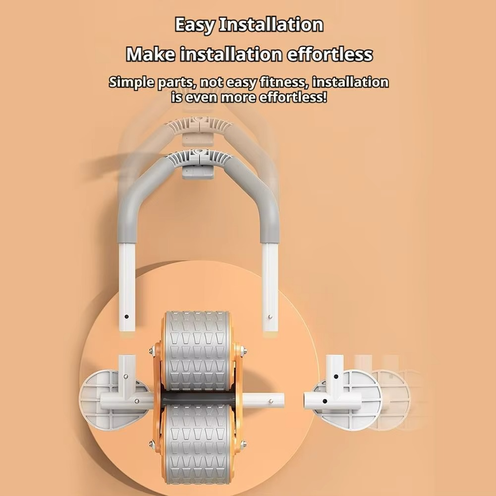🏋️♀️🔥 Roue Abdominale 2 en 1 عجلة البطن 2 في 1