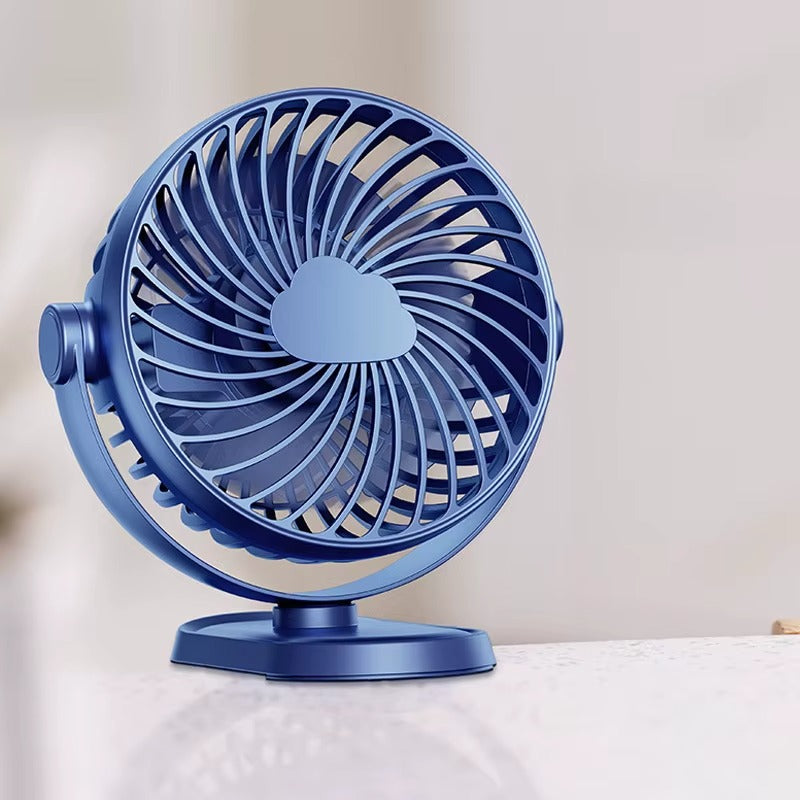 Nouveau mini ventilateur portable à pince, trois vitesses réglables, chargement USB