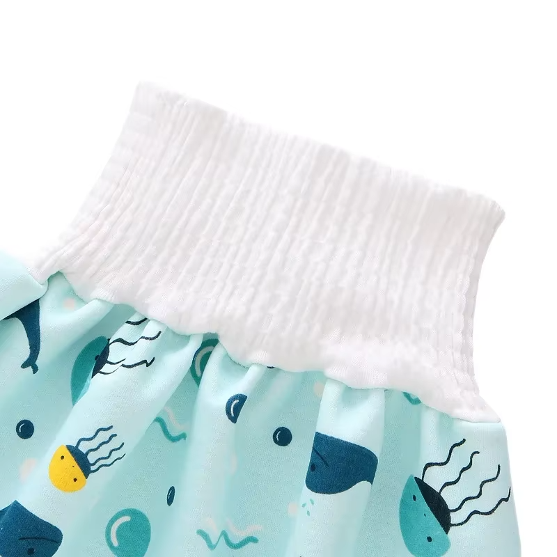 Couches imprimées imperméables anti-énurésie pour bébé, couches lavables en tissu pour enfants, apprentissage de la propreté