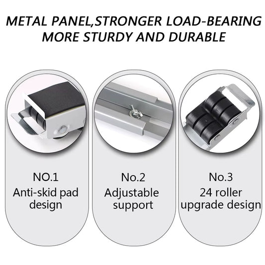 Support roulant extensible parallèle pour Machine à laver Frigo ou réfrigérateur