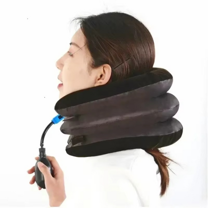 🛏️💆 Coussin Cervical Gonflable وسادة رقبة هوائية