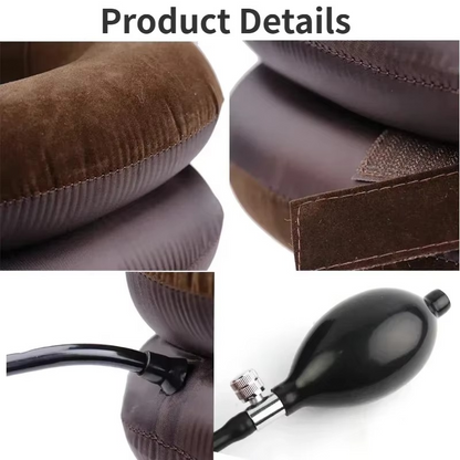 🛏️💆 Coussin Cervical Gonflable وسادة رقبة هوائية