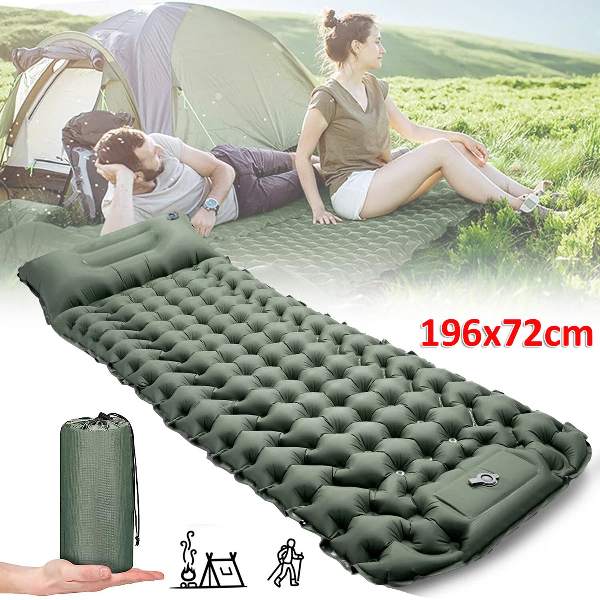 🏕️ Matelas Camping Gonflable 🏕️ مرتبة تخييم قابلة للنفخ