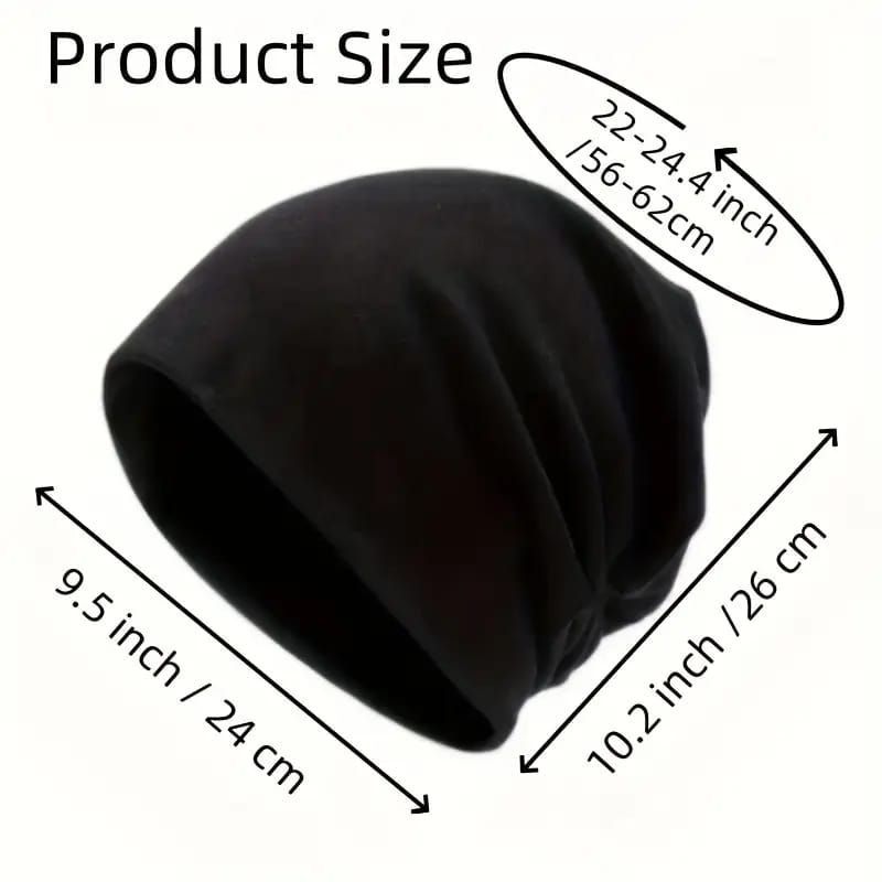 Pack Complet Couvre-Têtes Multifonctionnels en Noir