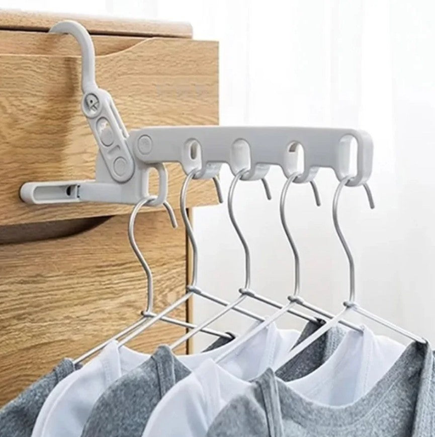 👕 Cintre Pliable 5-en-1 👕 علاقة ملابس 5 في 1
