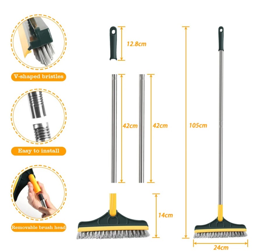 🧼 Brosse Sol 2-en-1 🧼 فرشاة تنظيف 2 في 1