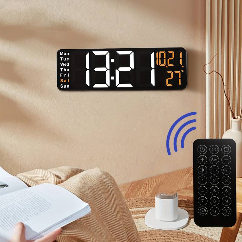🕒 Horloge LED Intelligente 🕒 ساعة LED رقمية ذكية