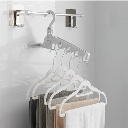 👕 Cintre Pliable 5-en-1 👕 علاقة ملابس 5 في 1