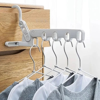 👕 Cintre Pliable 5-en-1 👕 علاقة ملابس 5 في 1