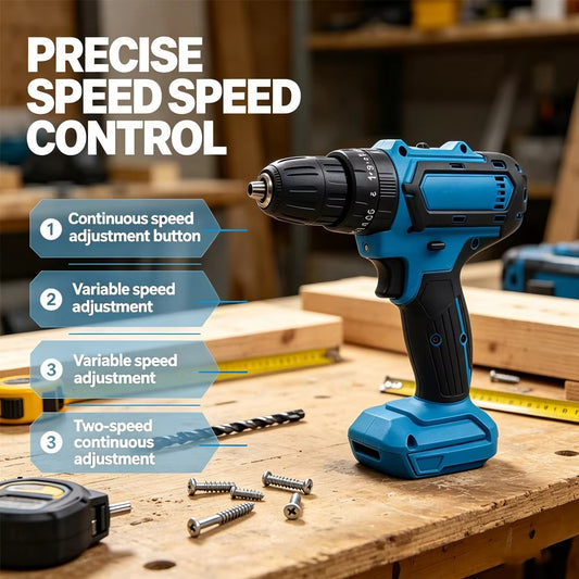 🔧⚡ Perceuse Visseuse Sans Fil 36V مثقاب لاسلكي 36 فولت مع بطاريتين وملحقات
