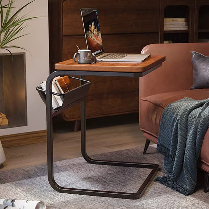🛋️ Table d'Appoint Mobile 🛋️ طاولة جانبية عصرية