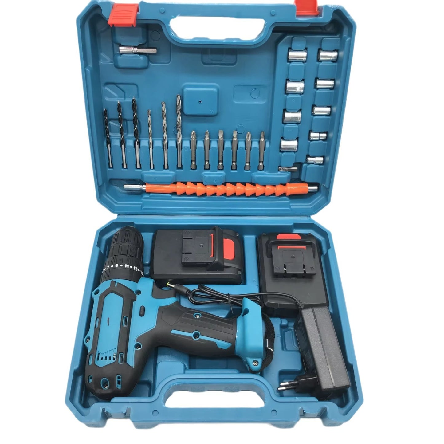 🔧⚡ Perceuse Visseuse Sans Fil 36V مثقاب لاسلكي 36 فولت مع بطاريتين وملحقات