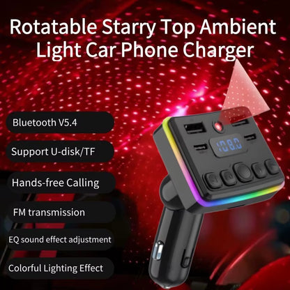 🚗 Chargeur Voiture Bluetooth PD شاحن سيارة سريع مع بلوتوث وجهاز إرسال FM