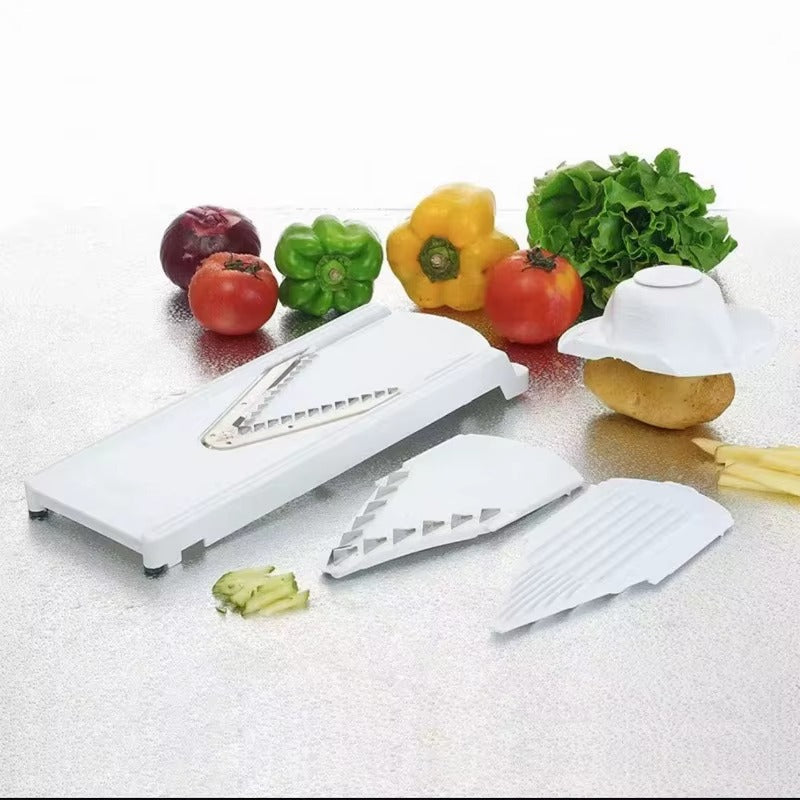 🥒 Mandoline Cuisine Pro قطاعة خضروات احترافية متعددة الشفرات🥒