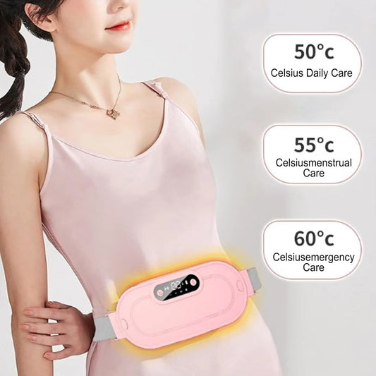 🌸🔥 Coussin Chauffant Menstruel حزام تسخين نسائي لتخفيف آلام الدورة الشهرية