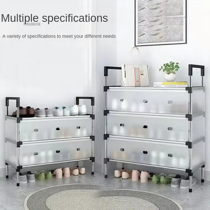 Étagère à chaussures multicouche Simple, support de rangement pour organisateur ménager