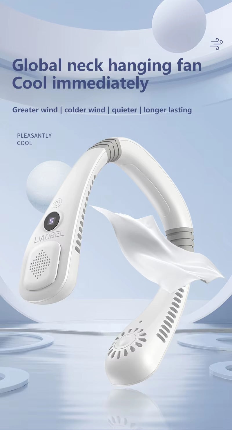 🌬️ Ventilateur de Cou Sans Pales 🌬️ مروحة رقبة محمولة بدون شفرات