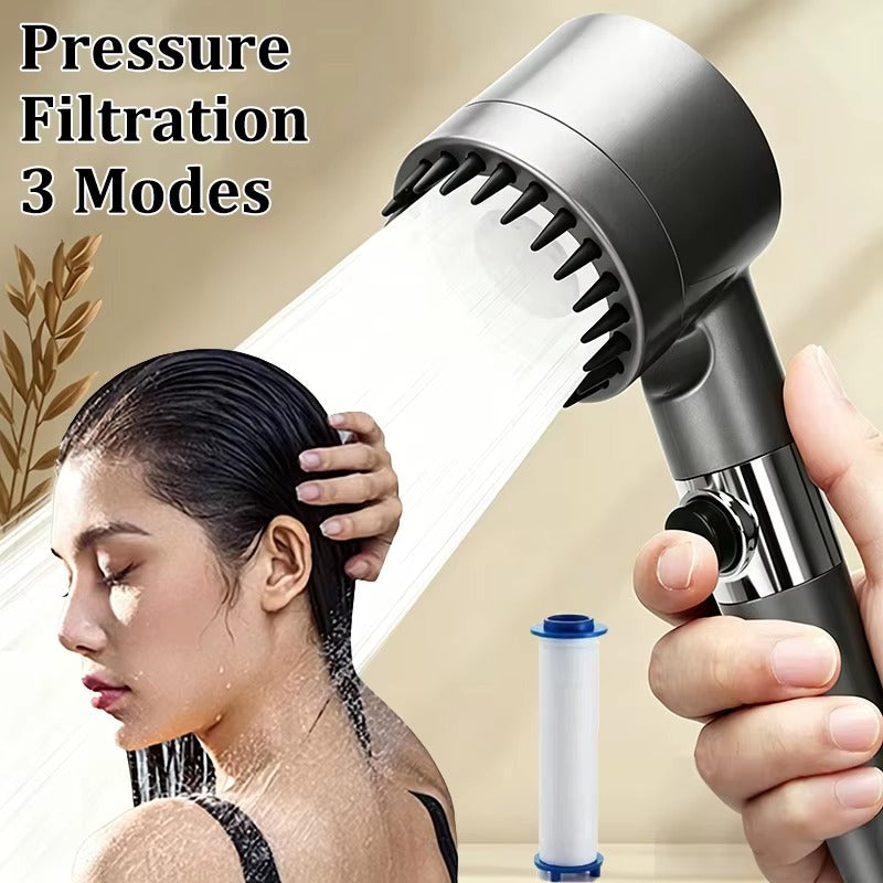 🚿 Pommeau de Douche Haute Pression Filtrant رأس دش عالي الضغط مع فلتر لتنقية المياه