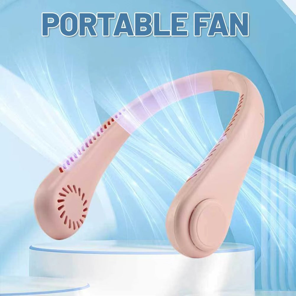 🌬️ Ventilateur de Cou Sans Pales 🌬️ مروحة رقبة محمولة بدون شفرات
