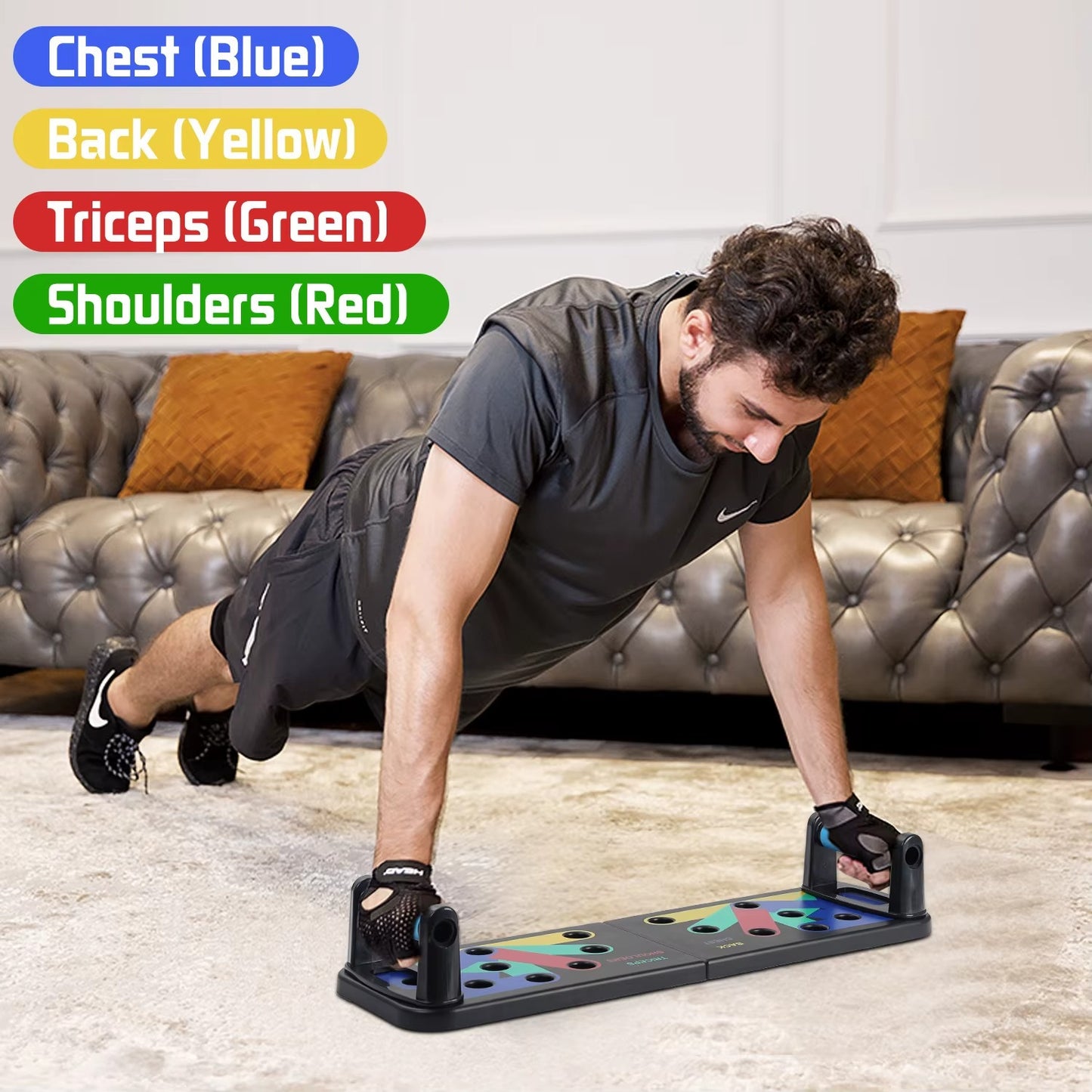 💪 Planche Push-Up Pro لوح تمارين الضغط الاحترافي 12 في 1