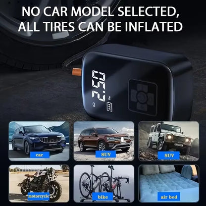 🚗 Compresseur d'Air Portable Sans Fil 🚗 مضخة هواء محمولة لاسلكية