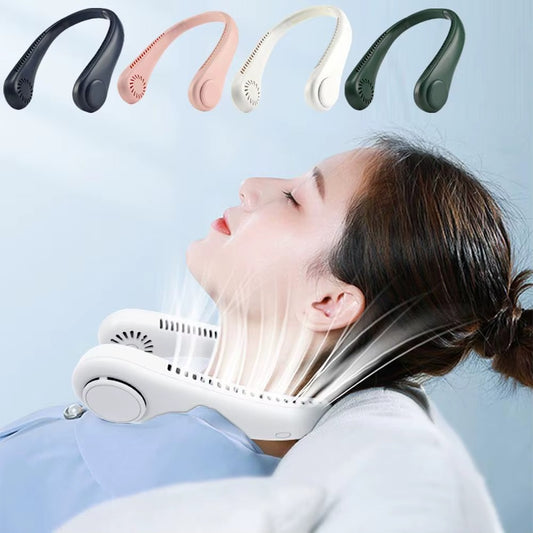 🌬️ Ventilateur de Cou Sans Pales 🌬️ مروحة رقبة محمولة بدون شفرات