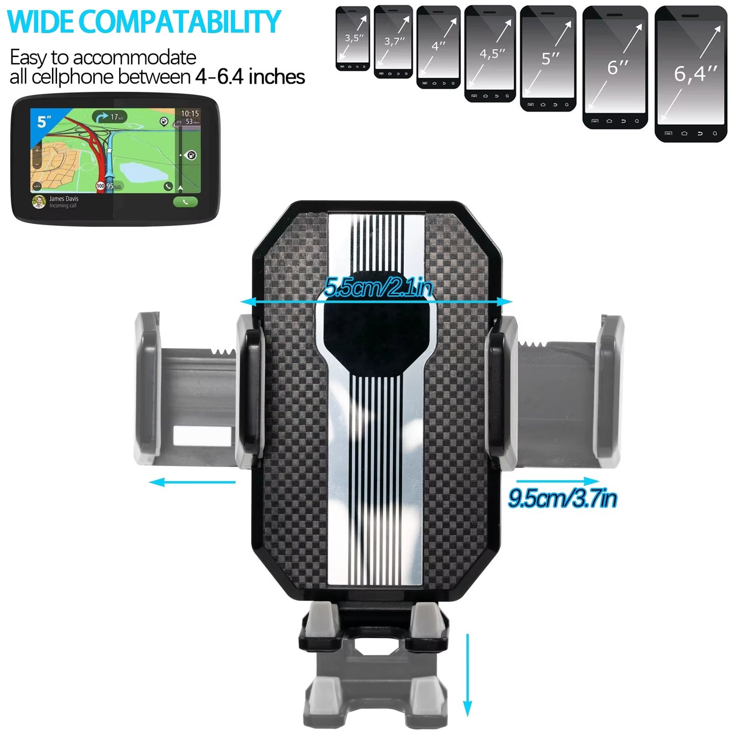 📱 Support Téléphone Rotatif 360° حامل هاتف للسيارة متعدد الاستخدامات 360°