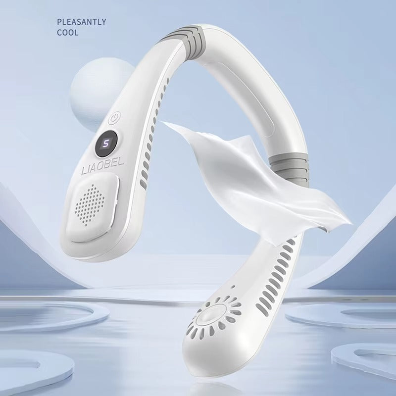 🌬️ Ventilateur de Cou Sans Pales 🌬️ مروحة رقبة محمولة بدون شفرات