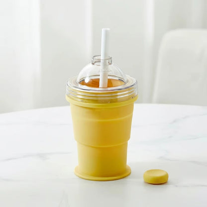 🧊🥤 Gobelet à Glaçons Pliable 2 en 1 كوب مكعبات الثلج القابل للطي 2 في 1
