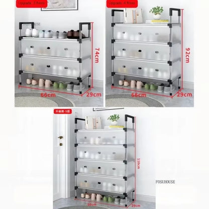 Étagère à chaussures multicouche Simple, support de rangement pour organisateur ménager