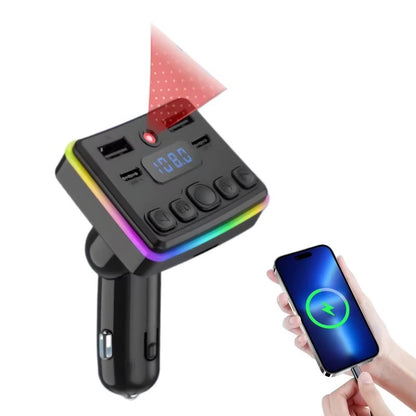 🚗 Chargeur Voiture Bluetooth PD شاحن سيارة سريع مع بلوتوث وجهاز إرسال FM