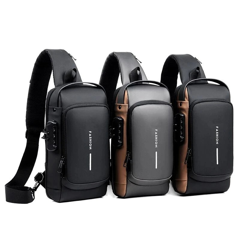 🎒 Sac Bandoulière Antivol 🎒 حقيبة كتف مضادة للسرقة