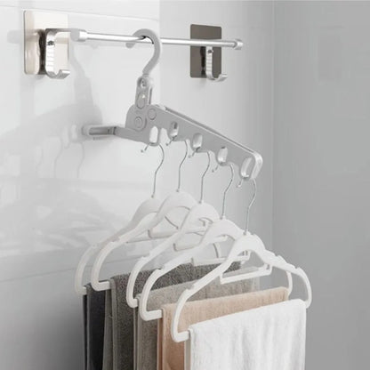 👕 Cintre Pliable 5-en-1 👕 علاقة ملابس 5 في 1